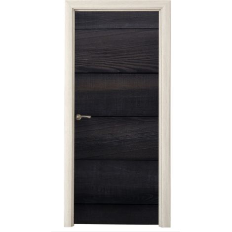 PEGATINA DE PUERTA Fondo negro con una estructura de tablones Adornos Pared (1/5)