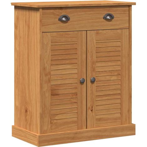 Maison Exclusive - Mobile da Bagno VIGO Marrone e Marrone Miele 68 x 34 x 80 cm