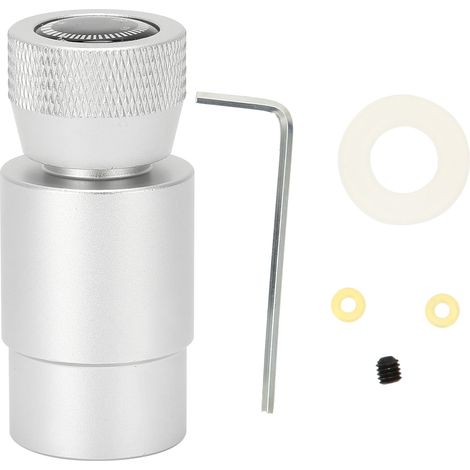 Adaptateur de Valve CO2 pour Soda, Kit de Remplissage Argenté ASA 1/4BSPP-TR21-4