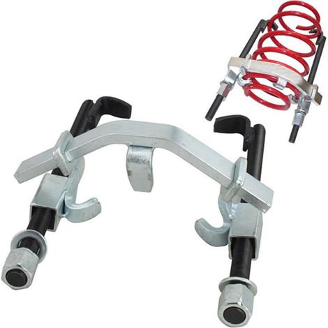 Wolketon Universal Federspanner 3-tlg bis 1500kg / 1.5t Federn f. Tieferlegung KFZ Spanner Werkzeug
