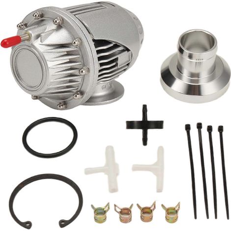 Soupape de décharge SQV4, soupape turbo, soupape de décharge de pression, bride réglable, adaptateur SQV4 argenté (1/5)