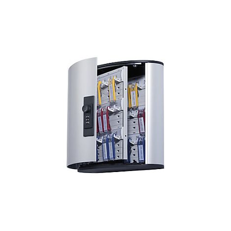 Durable Key Box Code 36 Caja de Llaves Segura Plata (1/5)
