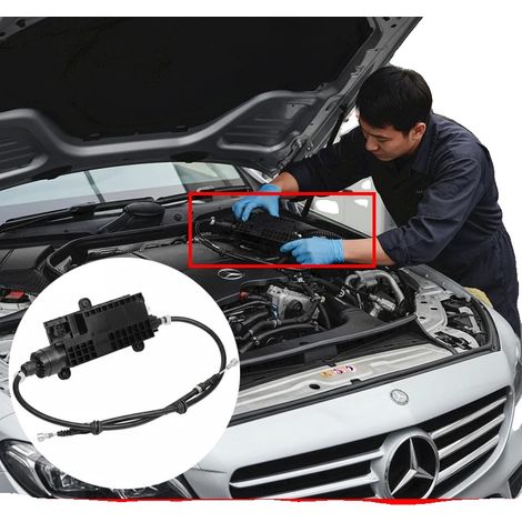 Attuatore elettronico del freno di stazionamento, compatibile con Mercedes Classe V e Vito, tensione di funzionamento 12V, plastica di alta qualità, certificazione CE, dimensioni 20 cm x 15 cm x 10 cm (1/5)