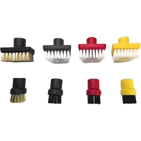 Ensemble de petites brosses en T pour nettoyeur vapeur Karcher SC1 SC2 SC3 SC4 SC5 SC7 - Pièce de rechange pour embout de brosse - Nettoyage des taches tenaces (1/5)
