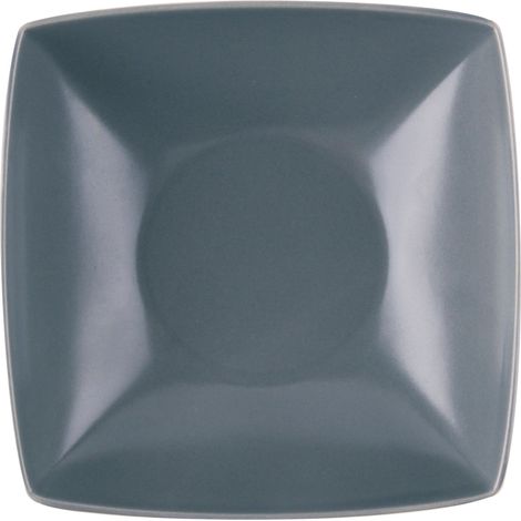 Assiette Creuse, céramique, Gris (1/4)