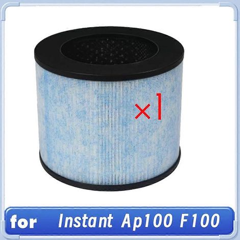 F100 remplacement de filtre pour Instant AP100 petit purificateur d'air avec revêtement antimicrobien et filtre à charbon actif 1 pièces (1/5)