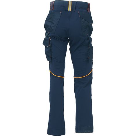 Pantaloni da Lavoro UPower Atom Blue-Arancio L