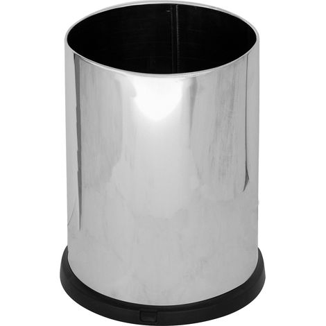 Pattumiera Gettacarte Ø25xh34 cm da Interno In Acciaio Inox (1/2)