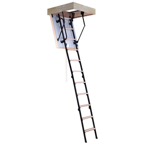 Escalier Escamotable Faible Encombrement Isolé 46 Mm Caisson 90 X 60 Cm