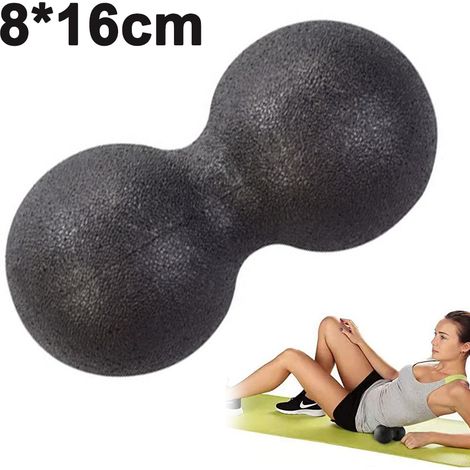 Balle de massage en forme de cacahuète, balle de massage double crosse et balle de mobilité