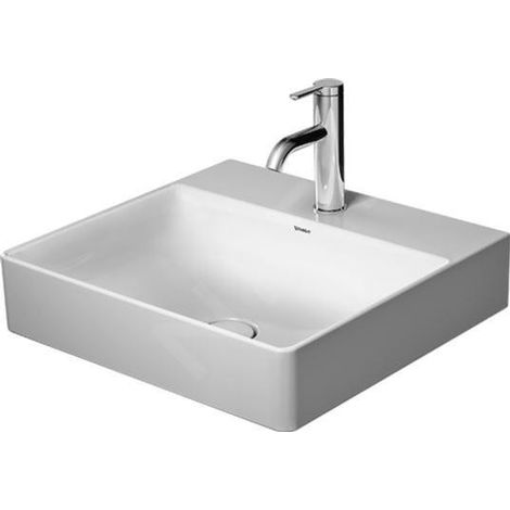 Duravit DuraSquare lavabo, 50x47cm, 1 trou pour robinet, sans (1/5)