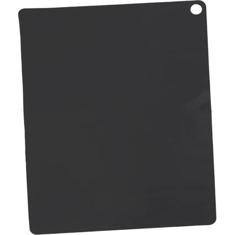 Amosfun Lot De 2 Tapis Ronds Isolants Thermiques En Silicone Pour Plaque De Cuisson À Induction'Noirx2pcs'25X25X0.3CMx2pcs