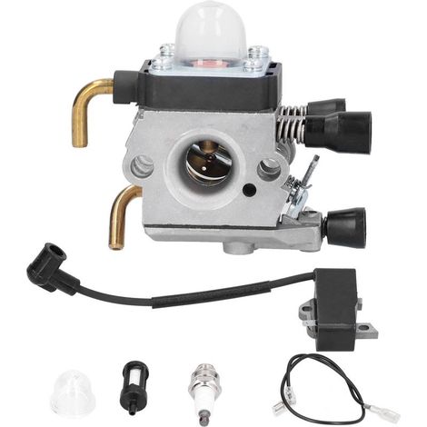 Jeu de bobine d'allumage, carburateur et bougie pour STIHL FS75 FS80 FS85 FC85 HT70 HS75 HS80 (1/5)