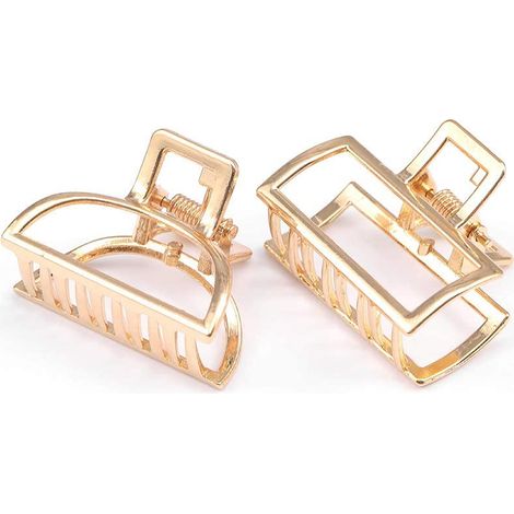 Mini pinces à cheveux antidérapantes, accessoires pour cheveux, cadeau quotidien pour les fêtes pour les filles (2 pièces) (1/3)
