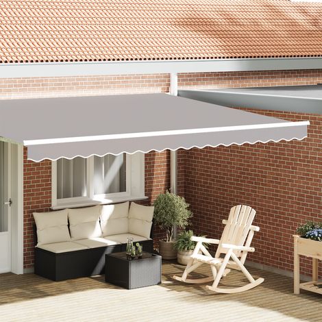 vidaXL Remplacement de lambrequin Gris clair 430 x 20 cm Polyester