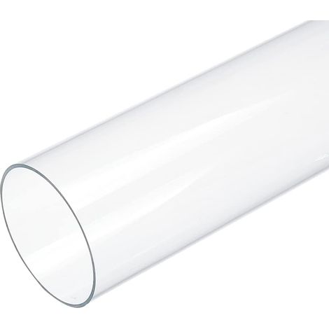 Tube Acrylique Rond Transparent Rigide Aquarium Lampe DIY Clair Tube Rond Creux Barre Ronde Tige 75mm Diamètre Intérieur Tube Rond à Haute Transparence Pour Diy Artisanat Lampes (1/5)