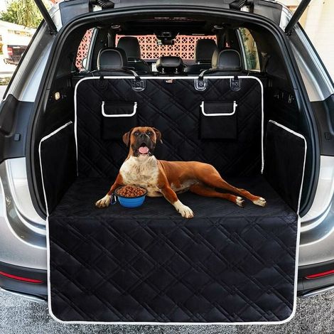 Tapis De Coffre Pour Chien - Protection Cargo Universelle 185 X 103 Cm - Matière Oxford 600D Imperméable - Fixation Velcro Et Boutons Pression - 1 Pièce (1/5)
