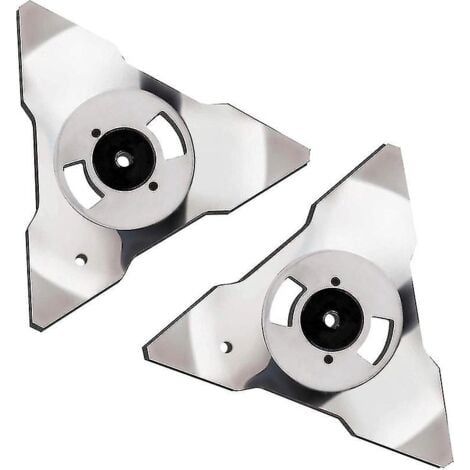 Paquet de 2 lames de rechange pour robot tondeuse à gazon Robomow RS TS MS RC TC MC modèles en acier inoxydable xh (1/4)