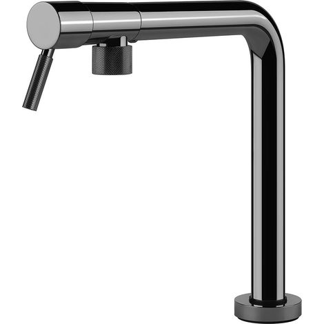Foster Margot. Tipo di beccuccio: Standard, Colore del prodotto: Nero, Materiale del rubinetto: Ottone. Altezza sopra la superficie di fissaggio (max): 27,8 cm, Distanza tra foro d... - FOSTER 8524006 (1/2)