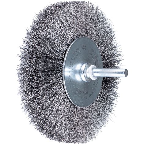 PFERD Rundbürste ungezopft RBU Ø100x20mm Schaft-Ø6 mm Stahl-Draht-Ø0,20 (1/5)