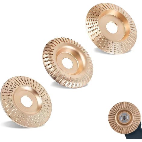 Set of 3 Wood Carving Discs (1/5)