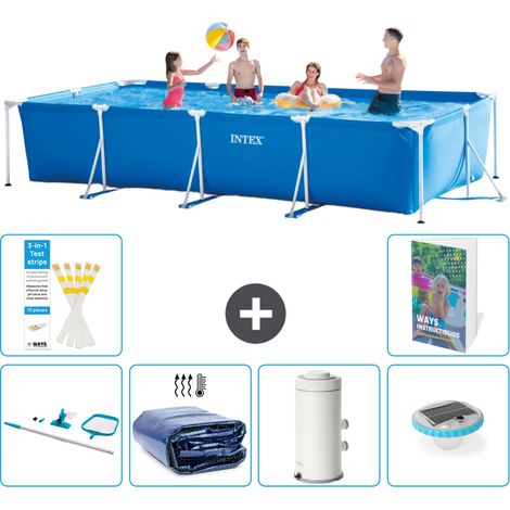 Rechteckiger Frame Pool - 450x220x84 cm - 7-teilig S131