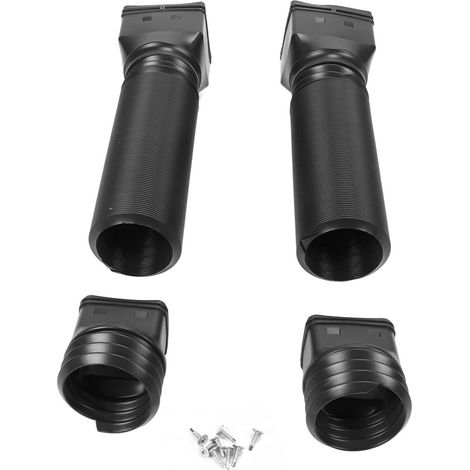 Downpipe Extension Adapter, Free Folding, Easy to Fix Expandable Corrosion Resistant Flexible Gutter Downpipe Extension for Home (Black) (1/5)
