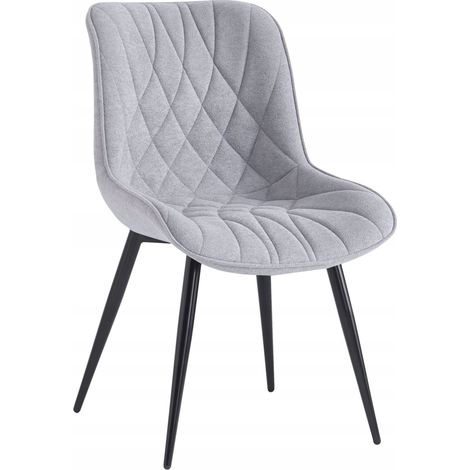 Sillón tapizado gris, moderno y cómodo para sala de estar Furnitex (1/5)