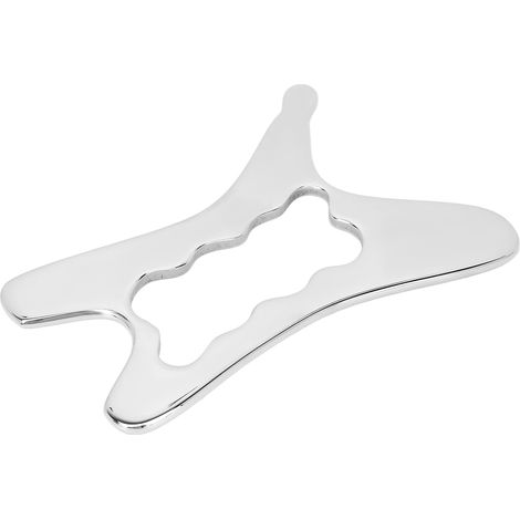 Outil de Massage Gua Sha en Acier Inox pour Pieds, Chevilles et Jambes (1/5)
