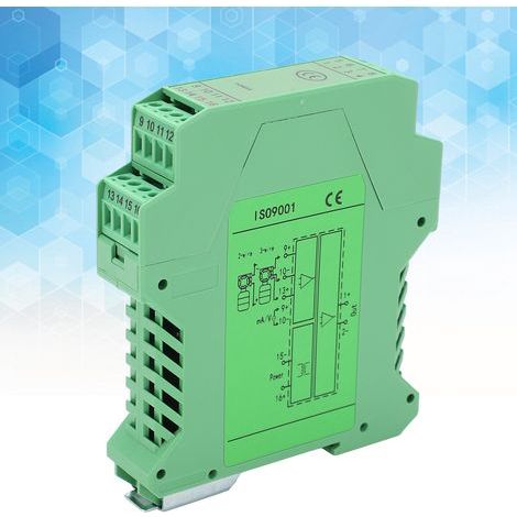 Transmetteur Isolateur de Signal 1 Entrée 1 Sortie Montage Rail Protection Circuit Courant (1/5)