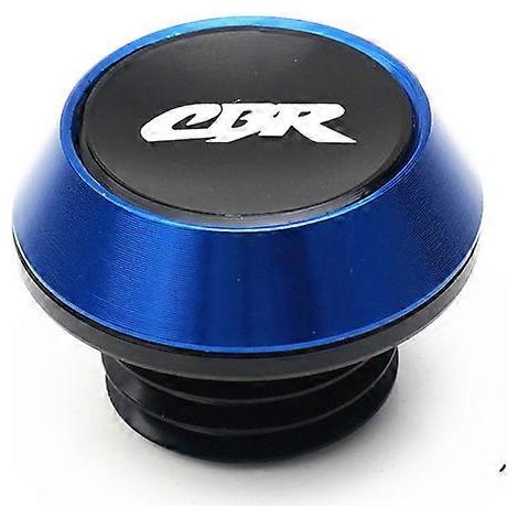 Bouchon d'huile en alliage d'aluminium modifié (bleu CBR) compatible avec Honda CB650R, CBR650R, CBR400R, CB400F et CB500X. (1/5)