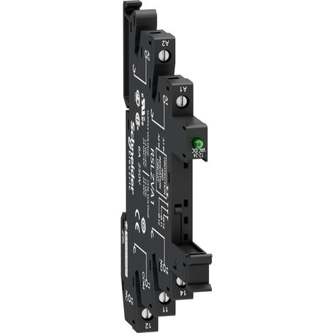 Relay HARMONY 12 - 24V AC/DC con 6 A de corriente y ancho de 6,2 mm para montaje compacto