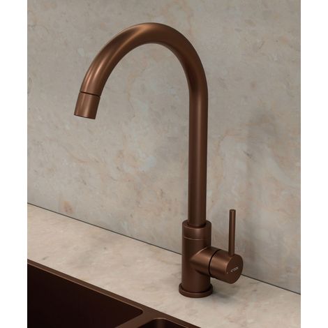 Miscelatore cucina oro rosa spazzolato - Corbeau