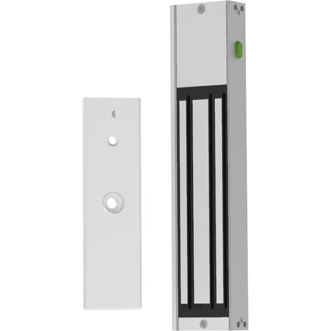 Abrepuertas electromagnético 280 kg, ideal para superficies, fácil instalación.