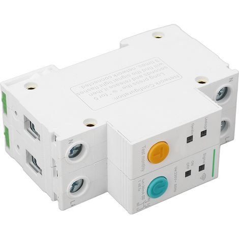 WiFi 2P 50A 30mA Leitungsschutzschalter mit Fehlerstromschutzschalter, Fernsteuerung per App, intelligenter Schalter mit Zeitschaltuhr, 230V (1/5)