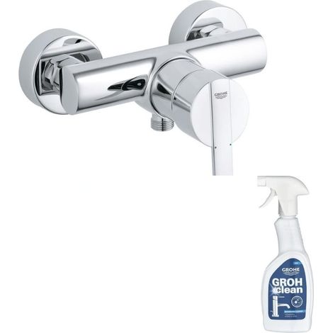 Mitigeur douche mécanique GROHE Quickfix Feel + nettoyant GrohClean (1/4)