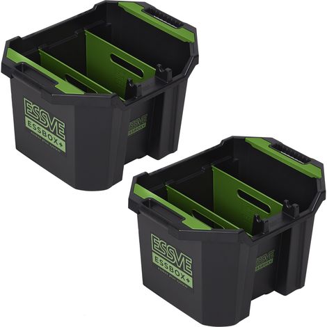 ESSVE ESSBOX+ Cassetta degli attrezzi con scomparti 62,5x39x46cm x2 (1/2)