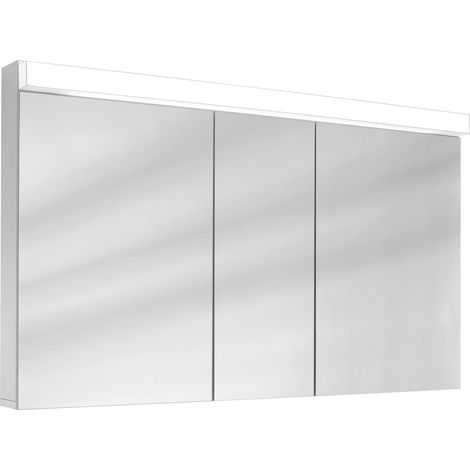 Armario con espejos LED Schneider LOW Line, 3 puertas 50/30/50cm, (1/3)