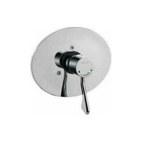 Mix termost.progr. per doccia serie 900 c/leva, inc. parete