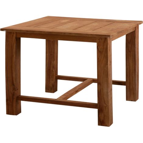 Inko Teakholz-Bartisch Abacus recyceltes Teak 120x80x108 cm Stehtisch (1/5)