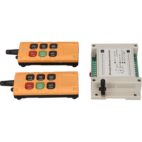 Télécommande sans fil 6 canaux 12V pour LED avec émetteur-récepteur 433MHz