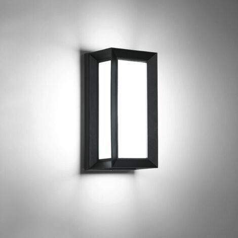 Applique Murale LED Exterieur/Interieur, 18W Applique Exterieure IP65 Etanche, 6500K Blanc Froid Lampe Murale Modernes en Aluminium pour Jardin, Terrasse, Patio, Couloir, Chambre (1/4)