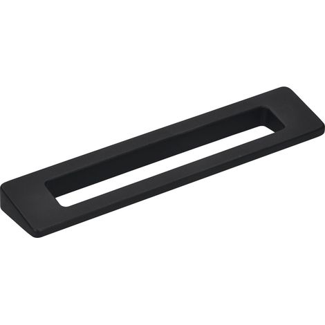 Griff Möbelgriff Cabras LA 96 mm, B 118 mm, Zinkguss schwarz matt (1/3)