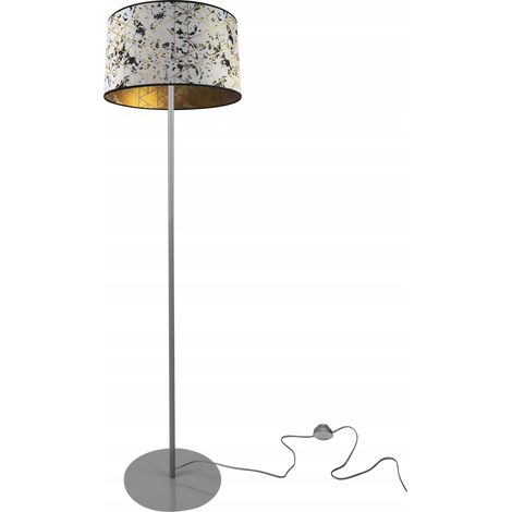 LAMPADA DA TERRA CON PARALUME IN METALLO MODELLO (1/5)