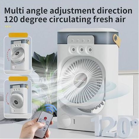 climatiseur mobile sans evacuation 3-Speed Air Circulator With Humidifier Function,7-Color Led Night Light,Climatiseur silencieux