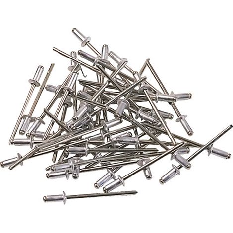 Rivets - 4 diamètres différents 2,4 - 3,2 - 4 et 4,8 mm - AUTOBEST - 50 rivets de chaque