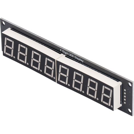 Digitales LED-Röhrenanzeigemodul, 8-stellig, 7-Segment, 0,56 Zoll, 74HC595-Treiberchip, gelb (1/5)