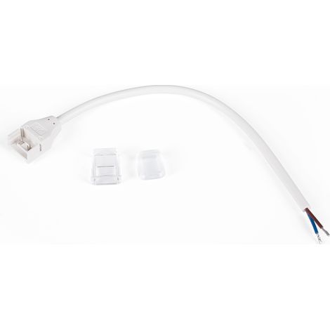 Connecteur de démarrage + Capuchon de fin pour ruban LED - (1/4)