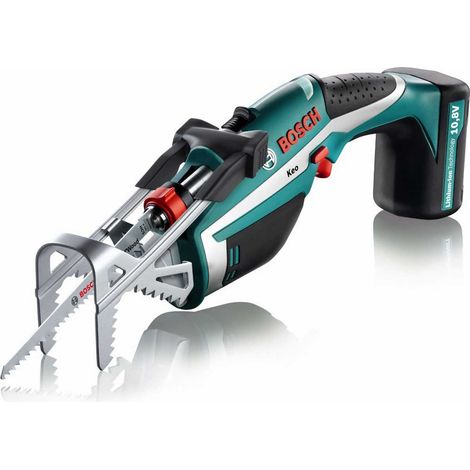Bosch 0600861900 Keo Sega da Giardino a Batteria 10,8V Ioni di Litio Lama 15 cm Taglio max 8 cm 1,05 Kg colore Verde