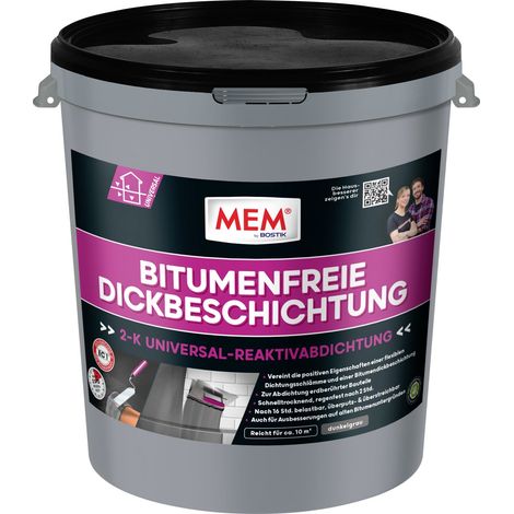 MEM Bitumenfreie Dickbeschichtung 24 kg (1/3)